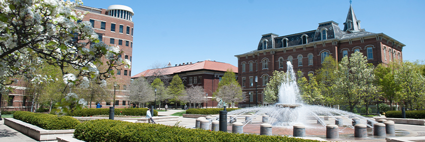 Photo of the Purdue University campus.