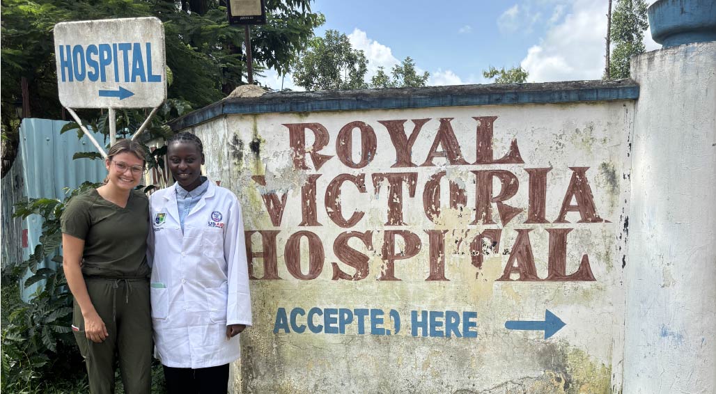 Kellyn Bucceri at an STS practicum in Kenya.