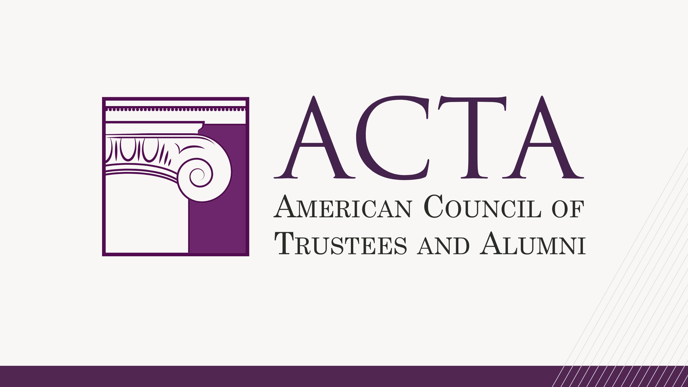 American Council of Trustees and Alumni logo.