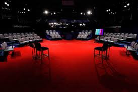 Empty debate hall