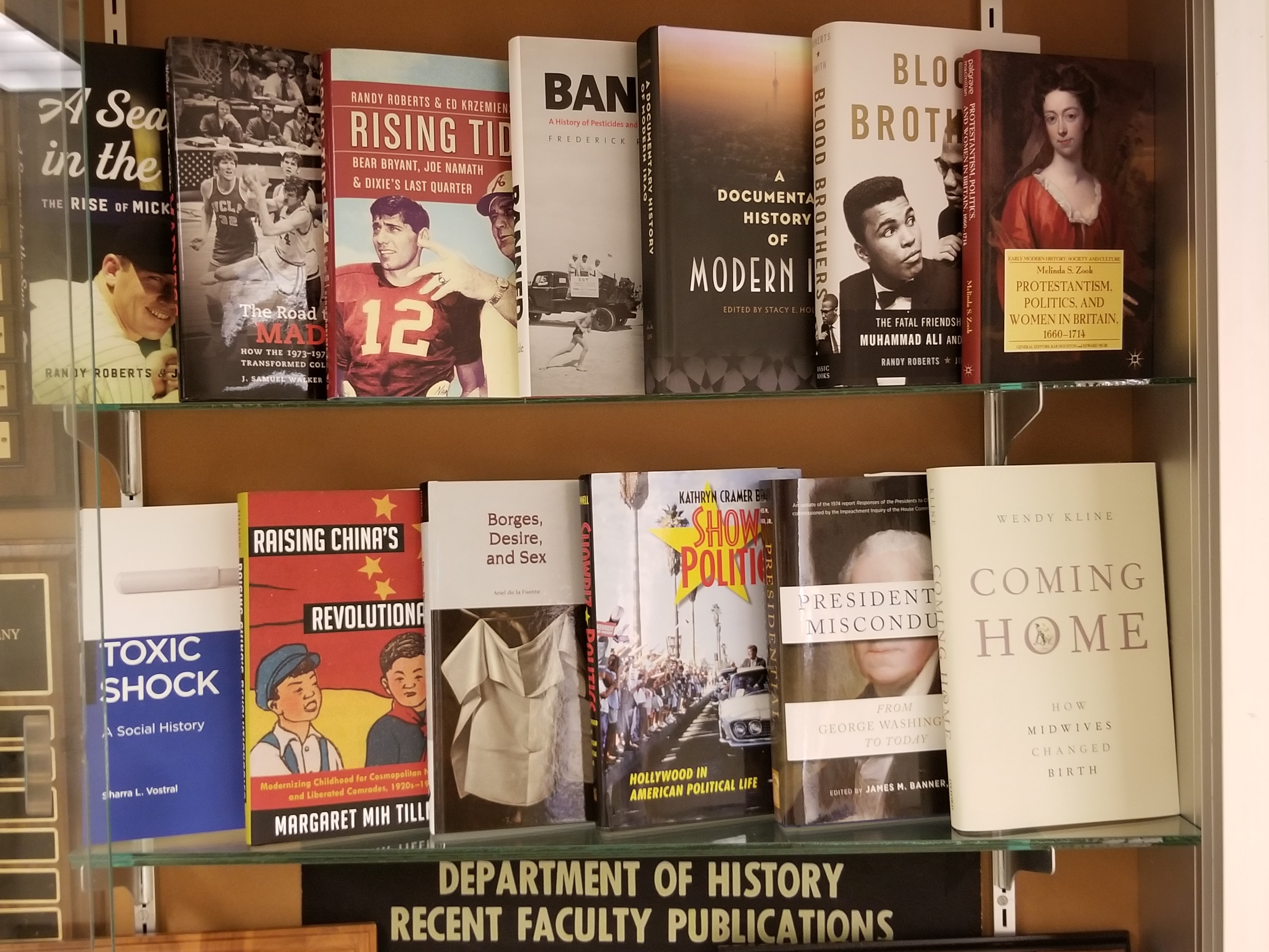 This book display is located in UNIV 2nd floor.