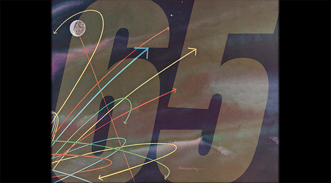 Purdue University Press 65 Years graphic