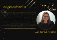 image details award details for Dr. Sarah Robins