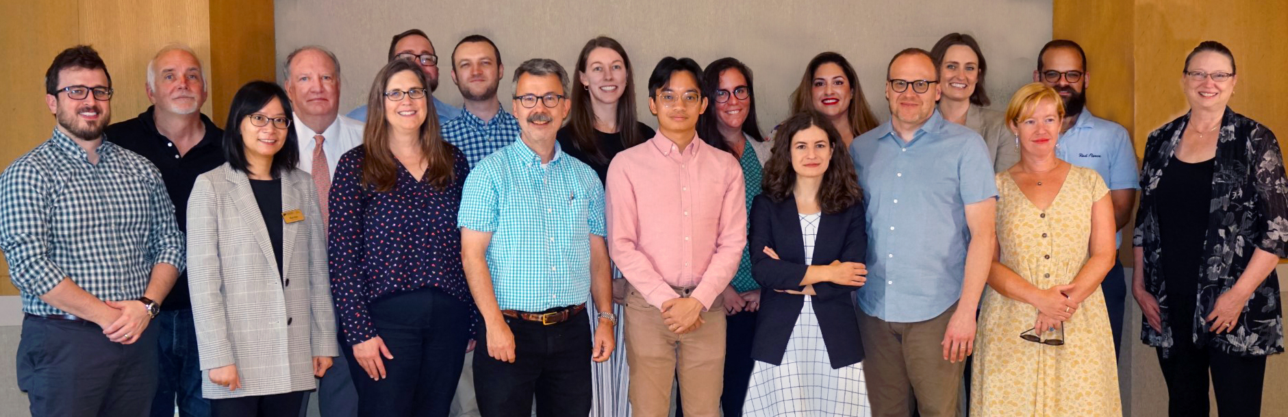 Photo of all political science faculty members