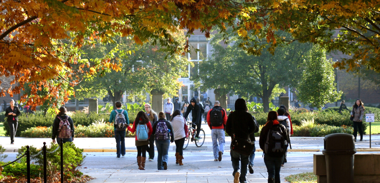 Students at Purdue University