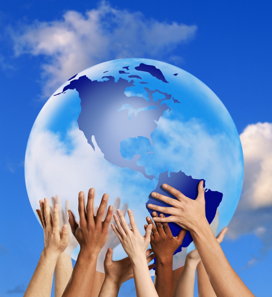 Students presenting research