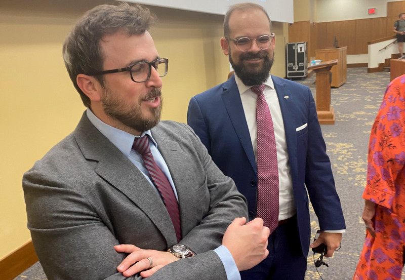 Professor Jesse Crosson and Professor Logan Strother