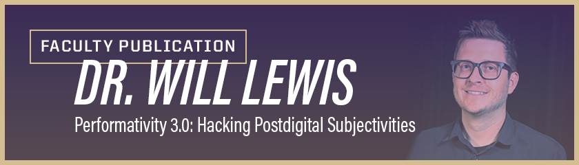 Faculty Publication: Will Lewis