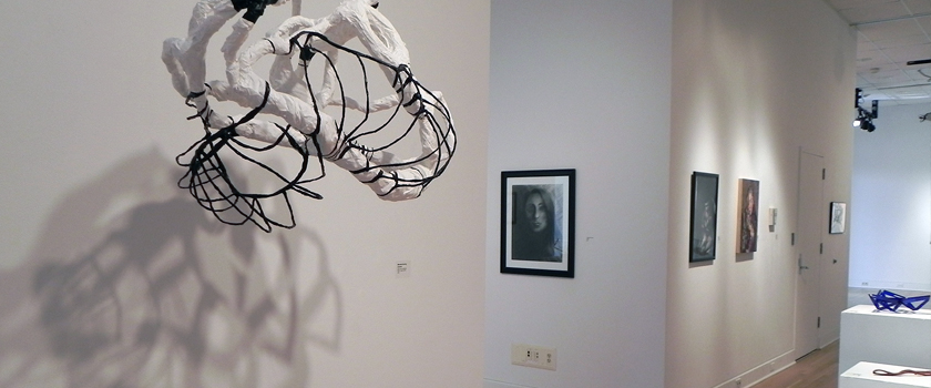 Interior of Patti and Rusty Rueff Gallery.