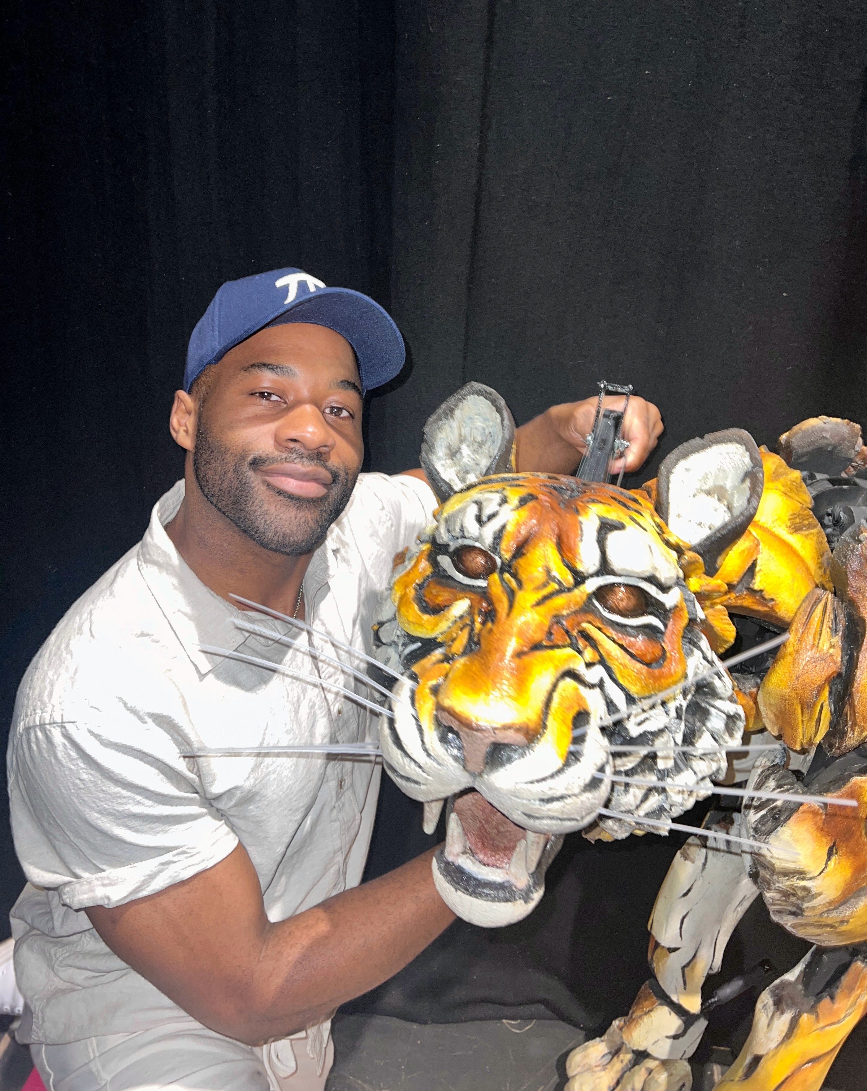 Backstage at Life of Pi on Broadway with Richard Parker