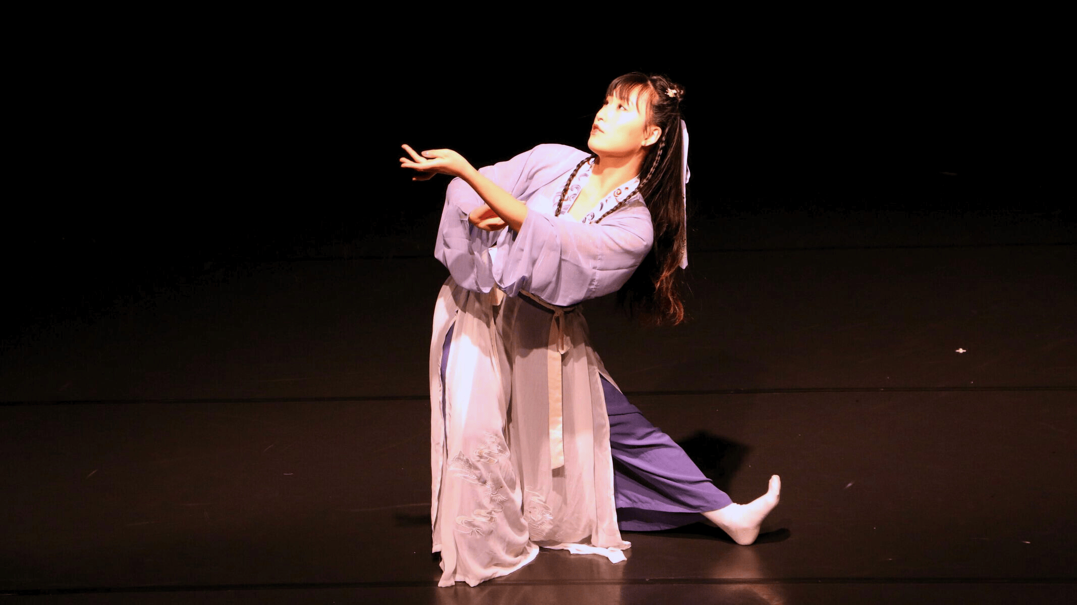 Solo dancer on stage.