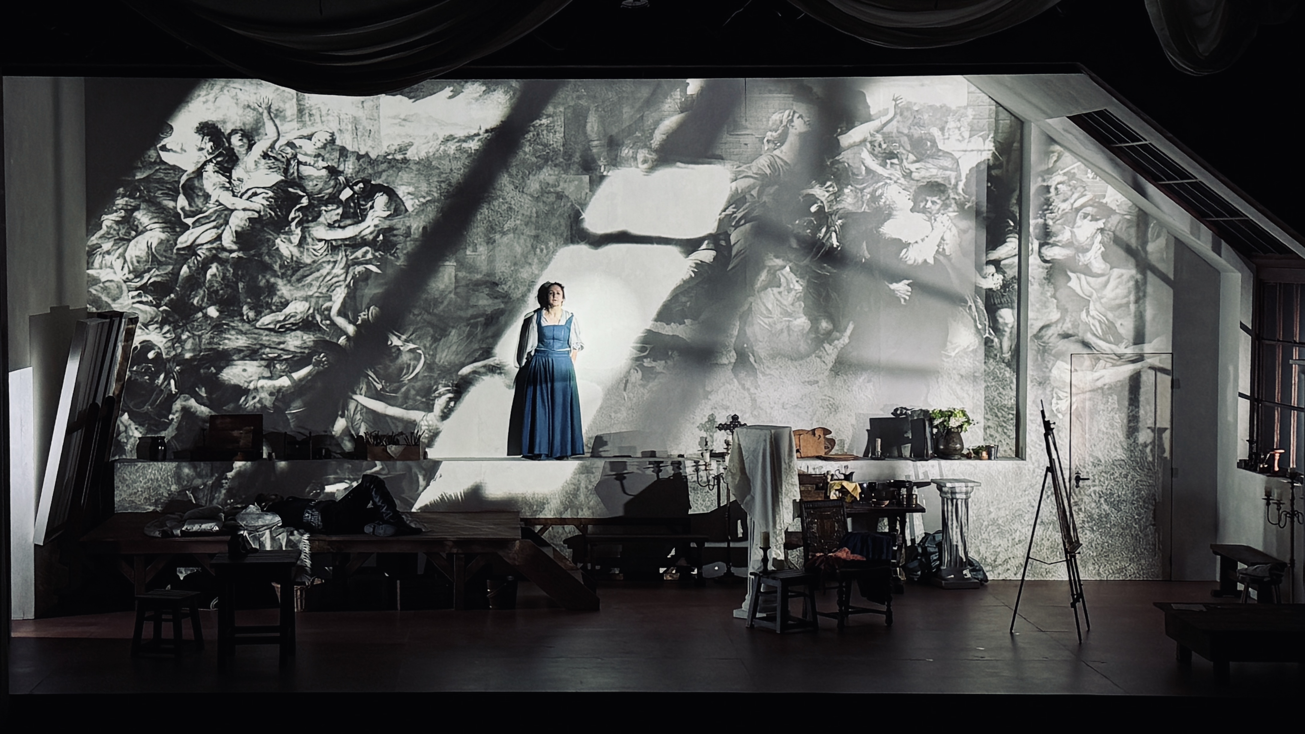 Dress rehearsal photo of The Light and the Dark