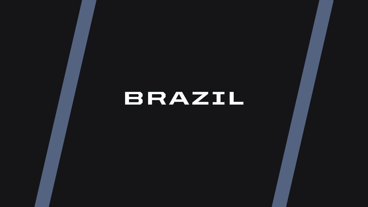 White words on black background that reads brazil