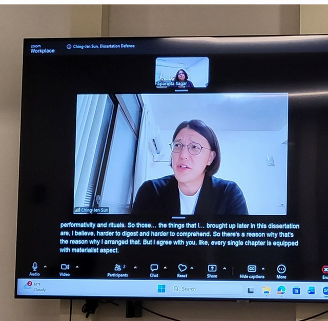 ching jen sun on virtual meeting