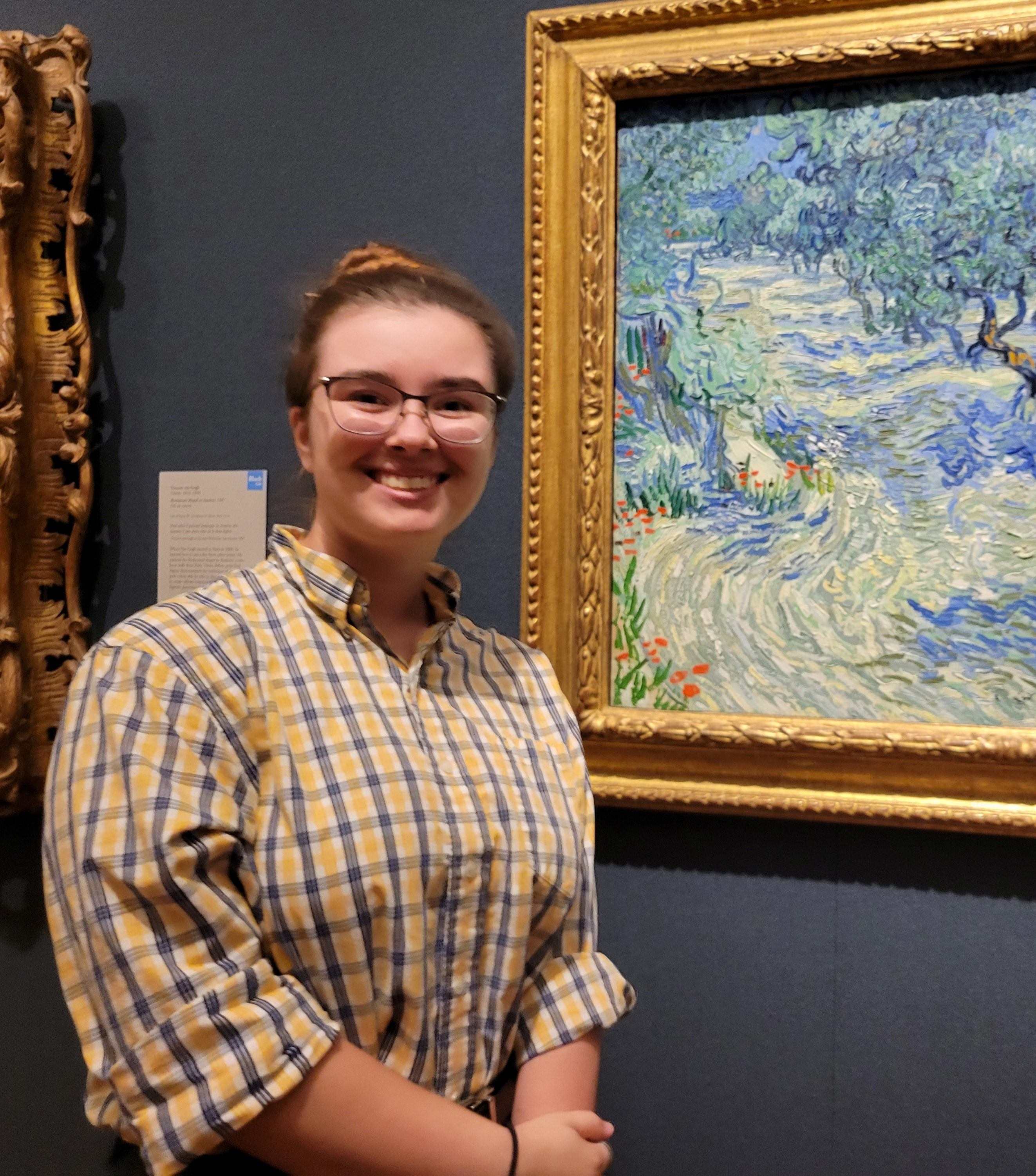 This is a profile photo of Joan Downey, who is a current phd student in Purdue phonetics and phonology lab