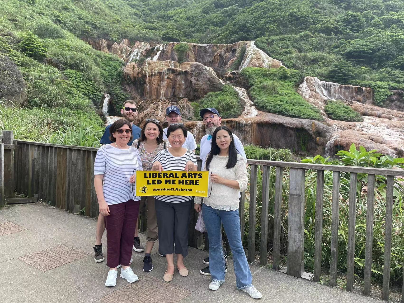 Image of CLA faculty in Taiwan