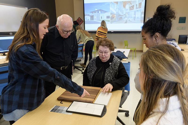 Residents from Westminster Village will visit with Interior Design students from Purdue who are working to redesign living spaces in the retirement community