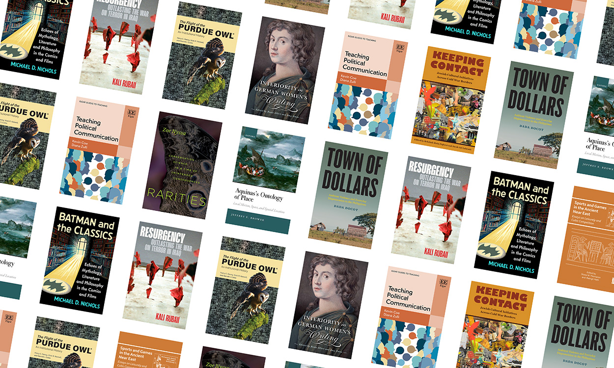 Collage of all the book covers for August 2026 In Print