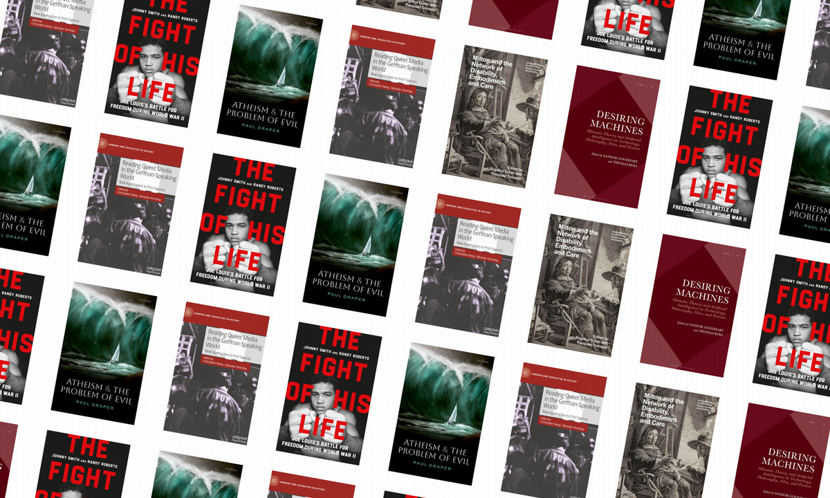 Collage of all the book covers for March 2026 In Print