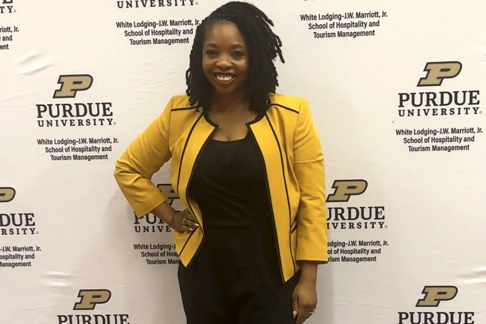 Purdue alumna Kendra Bracken-Ferguson