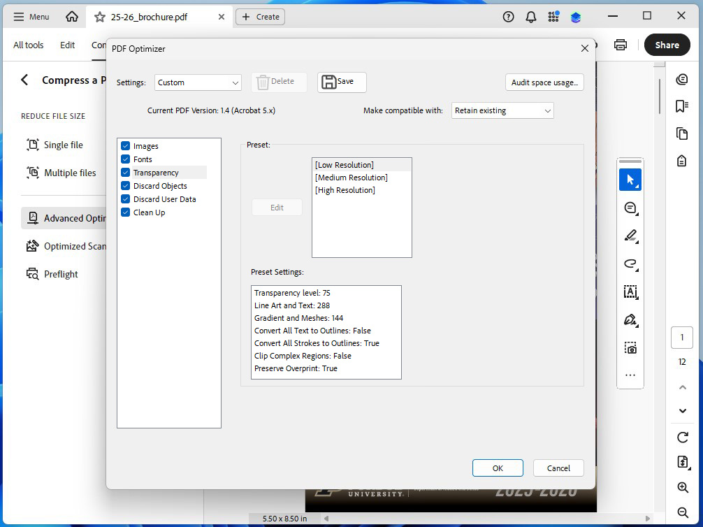 Step 5 of the file reduction process. Full text is on the webpage.