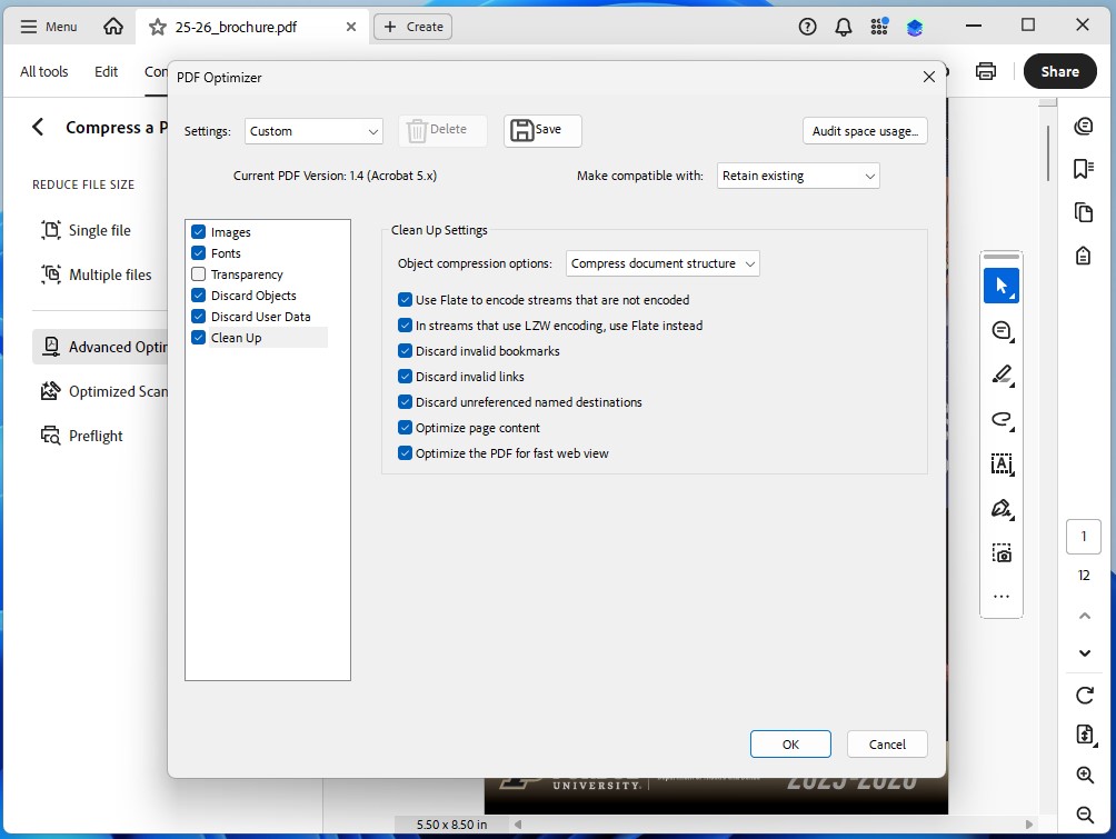 Step 8 of the file reduction process. Full text is on the webpage.
