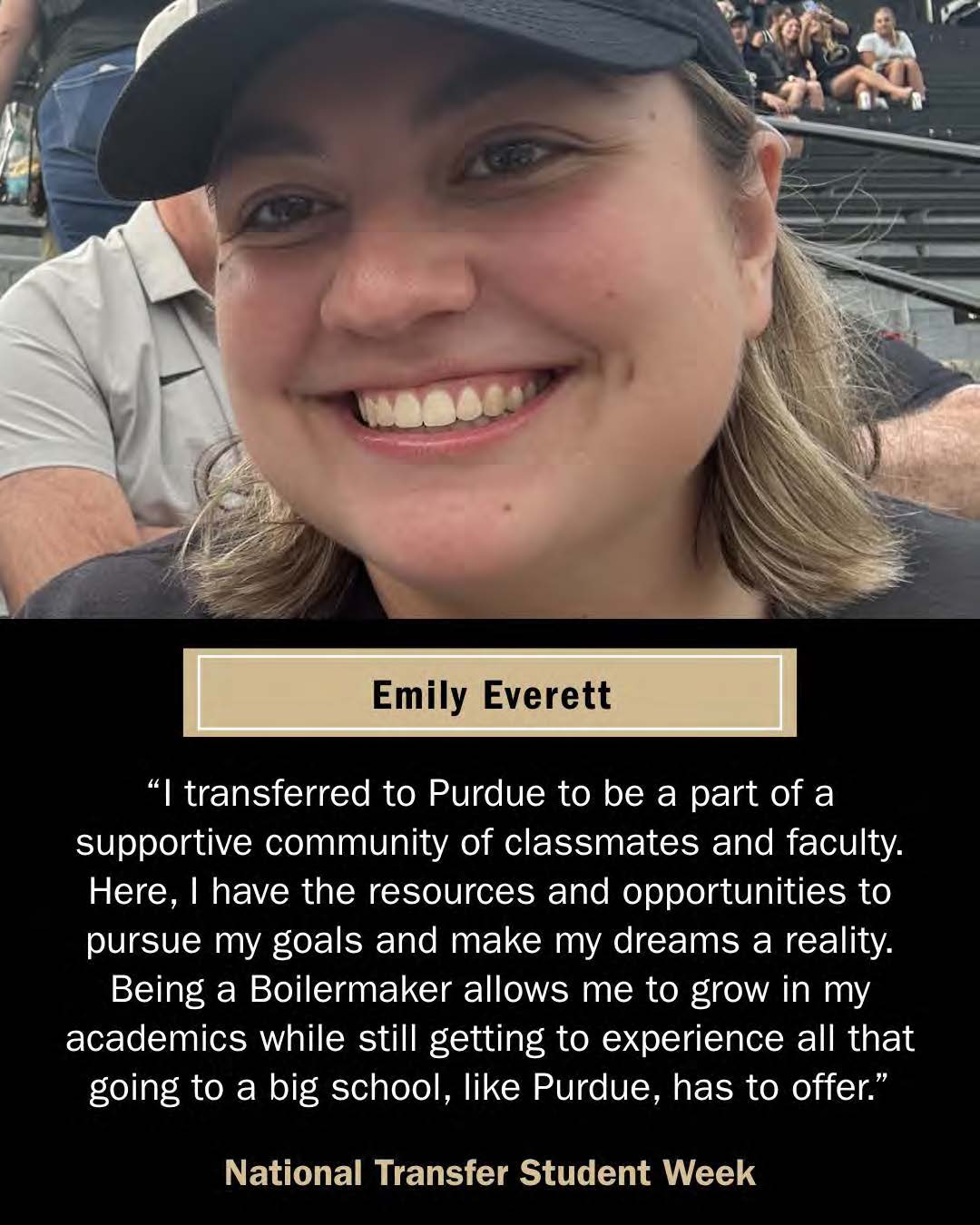 Emily Everrett, Transfer Student