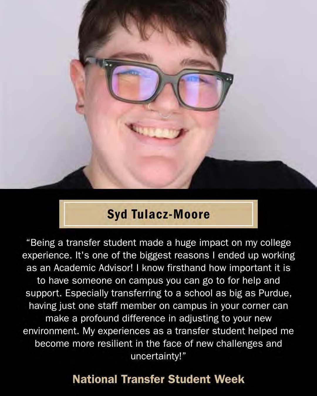 Syd Moore, CLA Academic Advisor