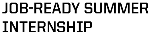 Job-Ready Summer Internship text